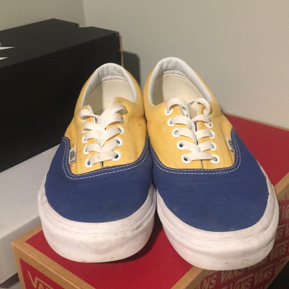 blue and yellow vans. size 9.5 - Picture 3 of 4